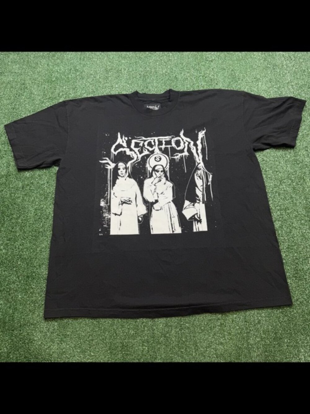 Section 8 T Shirt Mens Size 2XL XXL Black Short Sleeve Streetwear
